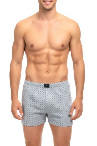 Erkek Penye Baskı Desenli Boxer  BGL-ST05010