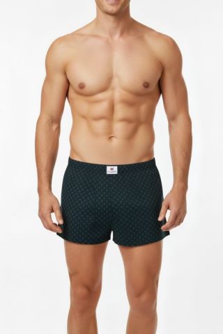 Erkek Penye Baskı Desenli Boxer  BGL-ST05010
