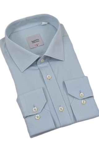 Erkek Slim Fitt Likralı Uzun Kol Kulplu Gömlek 2358 BGL-ST04384