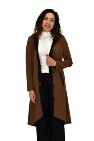 Kadın Kapşonlu Kap Kombinli N063