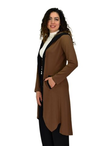 Kadın Kapşonlu Kap Kombinli N063