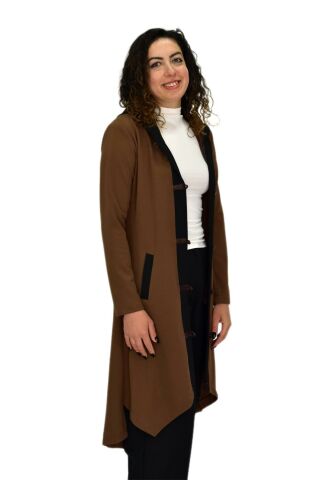 Kadın Kapşonlu Kap Kombinli N063