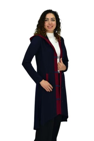 Kadın Kapşonlu Kap Kombinli N063