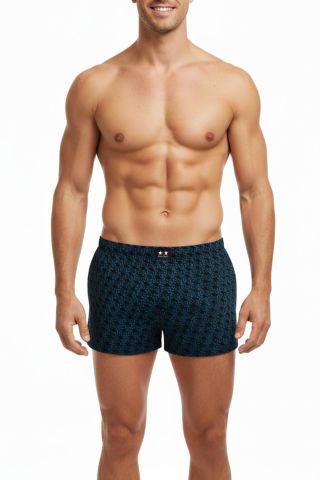 Erkek Penye Baskı Desenli Boxer  BGL-ST05011