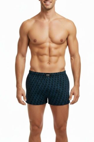 Erkek Penye Baskı Desenli Boxer  BGL-ST05011