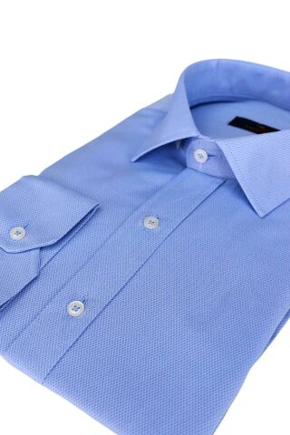 Erkek Uzun Kol Gömlek Silim Fit Armürlü BGL-ST01909