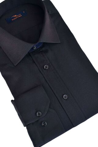 Erkek Uzun Kol Gömlek Silim Fit Armürlü BGL-ST01909