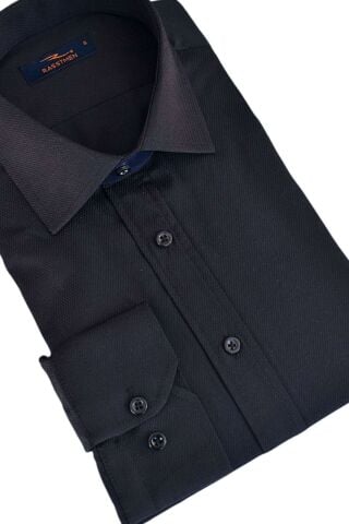 Erkek Uzun Kol Gömlek Silim Fit Armürlü BGL-ST01909