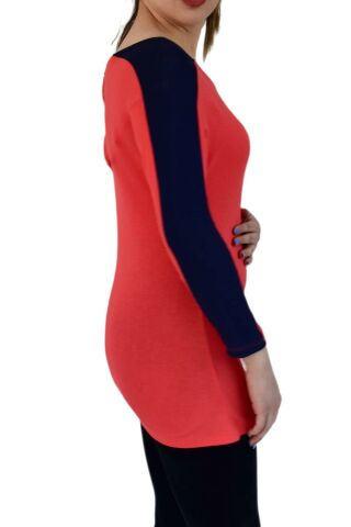 Kadın Kayık Yaka Turuva Kol Sweatshirt BRG-35341