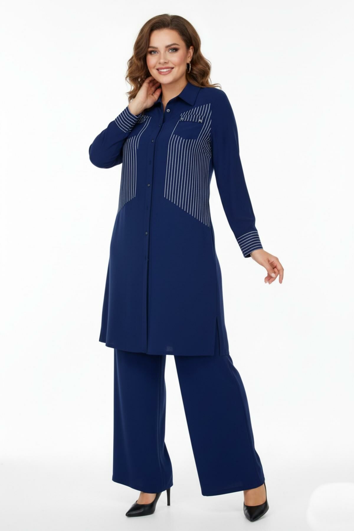 Kadın Ikili Kombin Takım Ferace Kap P5051