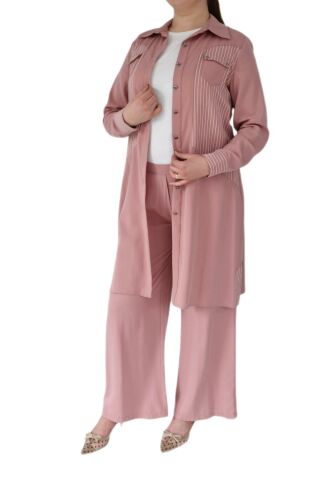 Kadın Ikili Kombin Takım Ferace Kap P5051