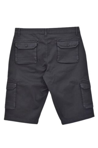 Erkek Kargo Cepli Kanvas Kapri Şort BGL-ST04736