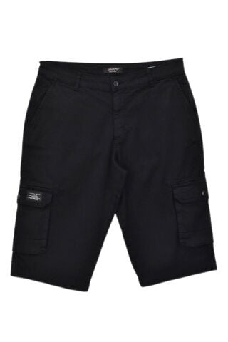 Erkek Kargo Cepli Kanvas Kapri Şort BGL-ST04736