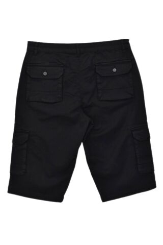 Erkek Kargo Cepli Kanvas Kapri Şort BGL-ST04736