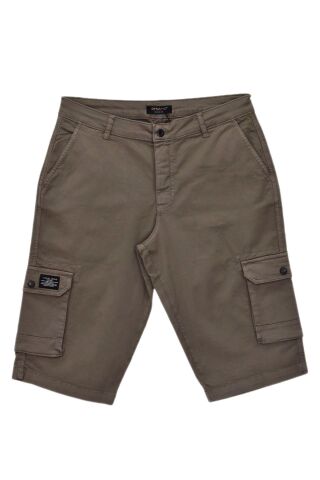 Erkek Kargo Cepli Kanvas Kapri Şort BGL-ST04736