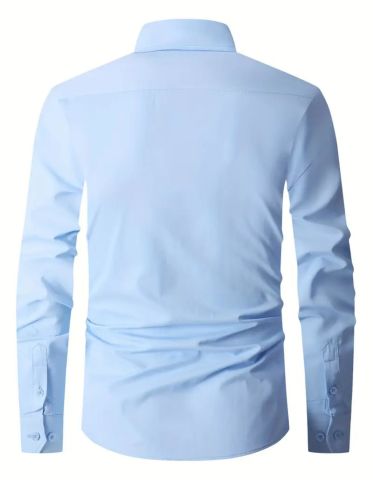 Erkek Klasik Tek Cepli Uzun Kol Gömlek BGL-ST04544