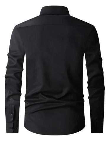 Erkek Klasik Tek Cepli Uzun Kol Gömlek BGL-ST04544