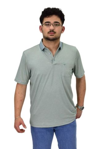 Erkek Polo Yaka Cepli Merserize Tişört 6270 BGL-ST04535