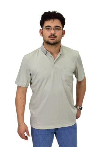 Erkek Polo Yaka Cepli Merserize Tişört 6270 BGL-ST04535