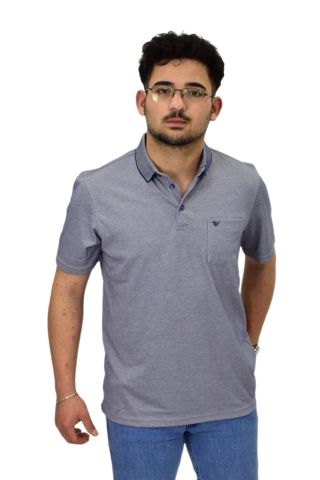 Erkek Polo Yaka Cepli Merserize Tişört 6270 BGL-ST04535