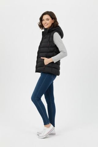 Kadın Kapüşonlu Spor Yelek 5000 BGL-ST04894