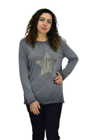 Kadın Pamuk İtalyan Kazak 4548 BGL-ST04092