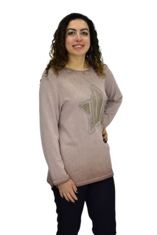 Kadın Pamuk İtalyan Kazak 4548 BGL-ST04092