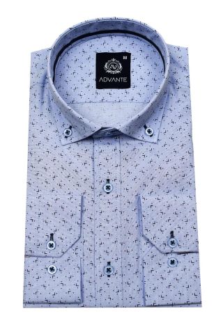 Erkek Uzun Kol Silim Fit Gömlek BGL-ST01713