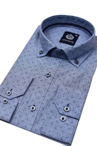 Erkek Uzun Kol Silim Fit Gömlek BGL-ST01713