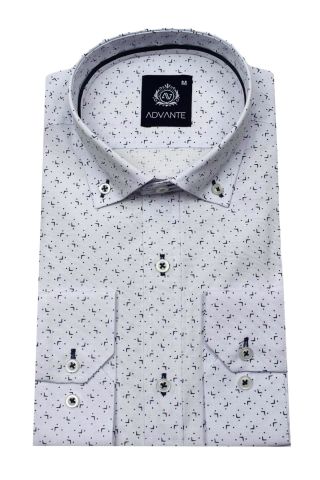 Erkek Uzun Kol Silim Fit Gömlek BGL-ST01713