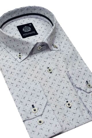 Erkek Uzun Kol Silim Fit Gömlek BGL-ST01713