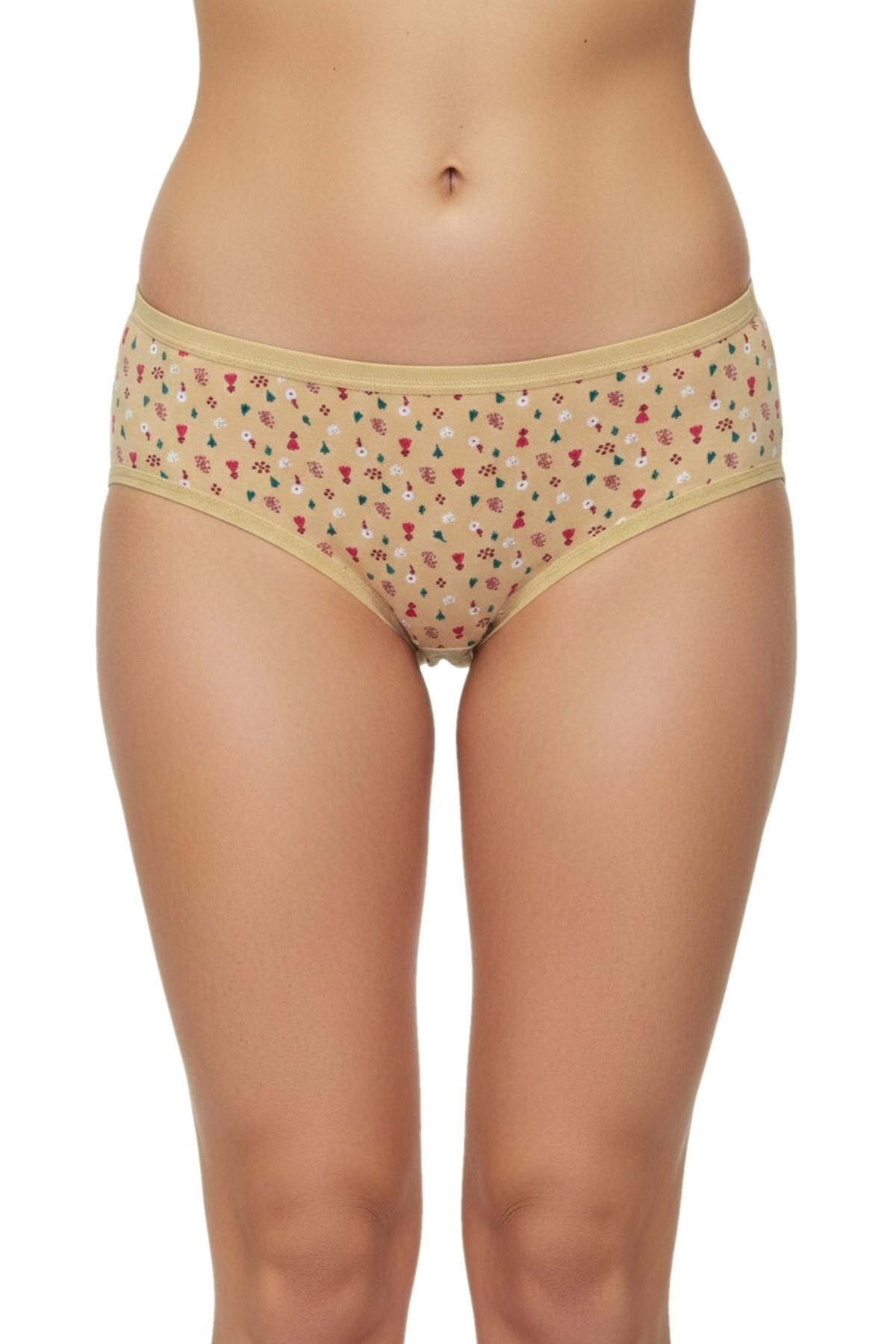 Kadın Baskılı Bikini Külot BGL-ST04939