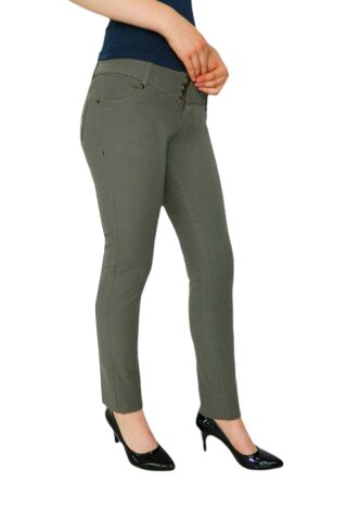 Kadın Kanvas Dar Paça Düşük Bel Pantolon 352 BGL-23615398