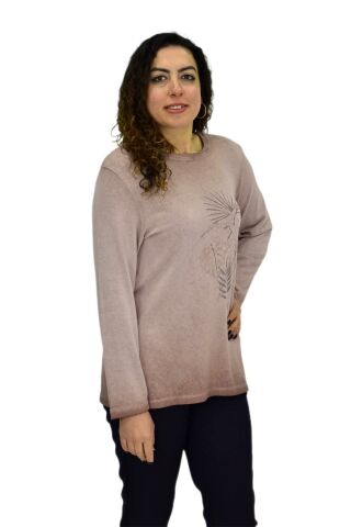 Kadın Pamuk İtalyan Kazak 4549 BGL-ST04093