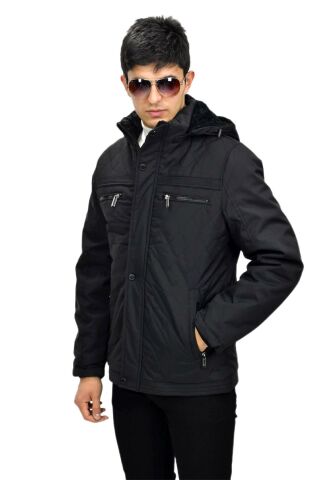 Erkek Spor Kapüşonlu Mont  M3303 BGL-ST03235