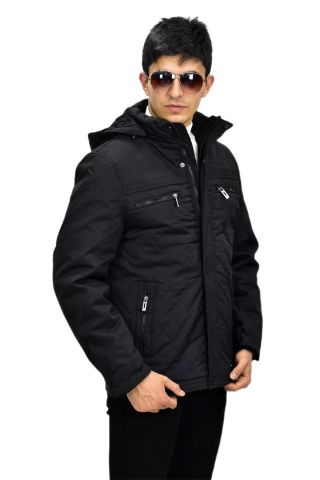 Erkek Spor Kapüşonlu Mont  M3303 BGL-ST03235
