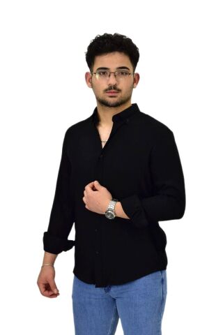 Erkek Spor Silim Fit Uzun Kol Gömlek G5019 BGL-ST04493