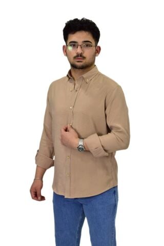 Erkek Spor Silim Fit Uzun Kol Gömlek G5019 BGL-ST04493