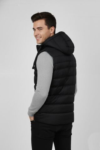 Erkek Kapüşonlu Spor Yelek 4300 BGL-ST04895