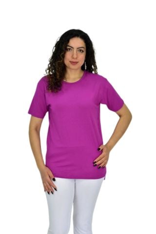 Kadın Yarım Kol Sıfıryaka Likralı Tişöt  BGL-ST04652