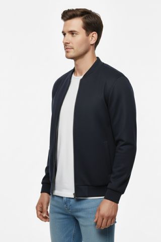 Erkek Büyük Beden Mevsimlik Hakim Yaka Süet Spor Mont BGL-ST05015