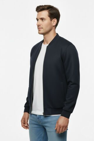 Erkek Büyük Beden Mevsimlik Hakim Yaka Süet Spor Mont BGL-ST05015