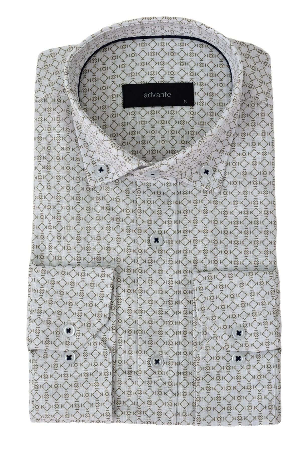 Erkek Uzunkol Piti Kareli Gömlek BGL-ST03798