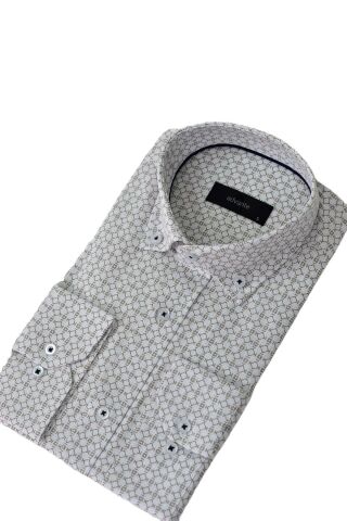 Erkek Uzunkol Piti Kareli Gömlek BGL-ST03798