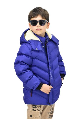 Erkek Çocuk Kapüşonlu Mont BS-0411
