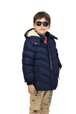 Erkek Çocuk Kapüşonlu Mont BS-0411