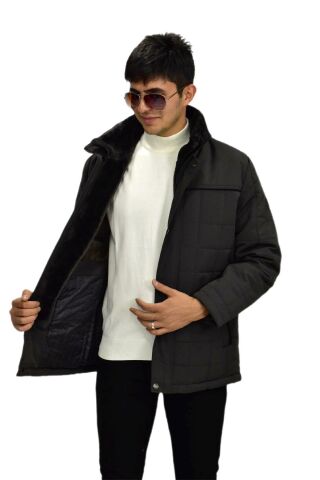 Erkek Spor Yaka Kürklü Mont  M3317 BGL-ST03236