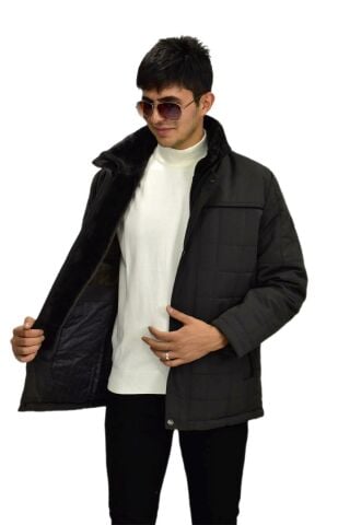 Erkek Spor Yaka Kürklü Mont  M3317 BGL-ST03236