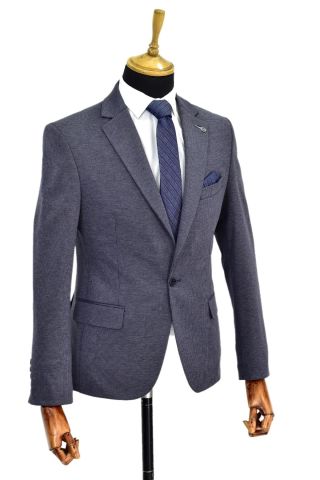 Erkek Tek Spor Ceket Çift Yırtmaçlı BGL-ST04566