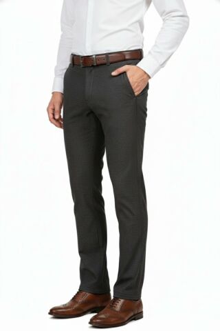 Erkek Regular Fit Klasik Pilesiz Kanvas Pantolon P1168 BGL-ST04796